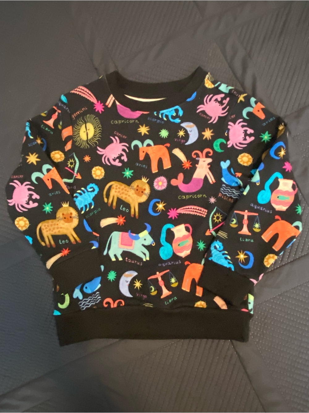 Little Sleepies ‘Star Signs’ Bamboo Crewneck Sweatshirt